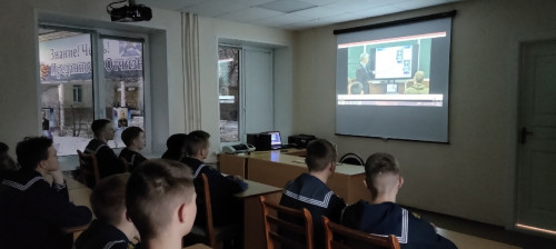 Профориентационная встреча кадет 9-11 классов с представителем ФГКВОУ ВО "Военный ордена Жукова университет радиоэлектроники"