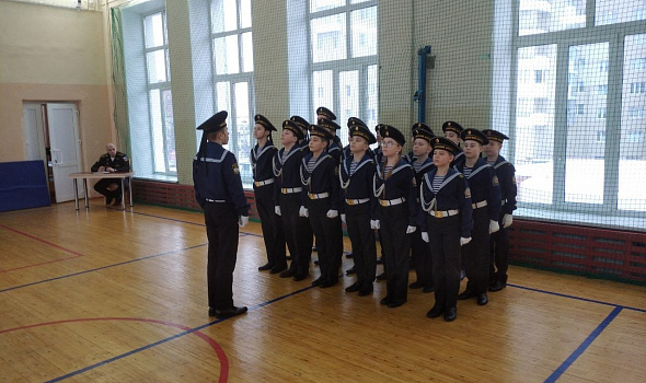 XII смотр строевой песни "Бескозырка"