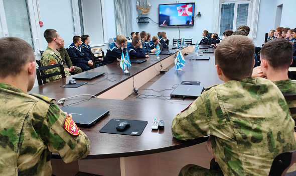 Профориентационная встреча с курсантами ФГКВОУ ВО "Новосибирский военный ордена Жукова институт имени генерала армии И.К. Яковлева"