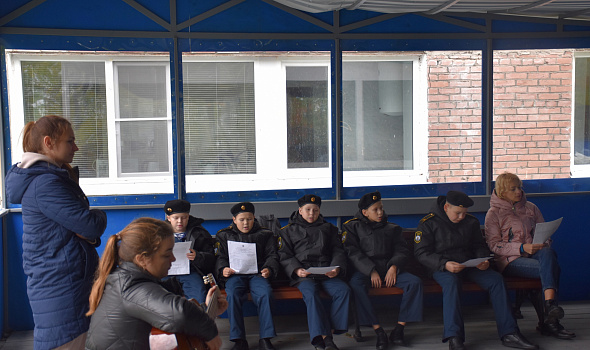 Церемония обретения кадетского берета для воспитанников 5 «А» и 5 «Б» классов