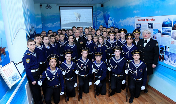 Вице-адмирал Воложинский Андрей Ольгертович посетил кадетский корпус!