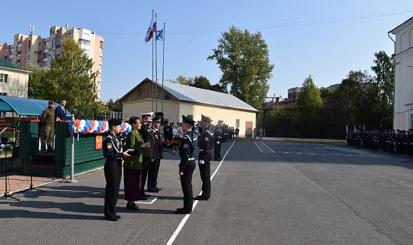 День знаний в кадетском корпусе
