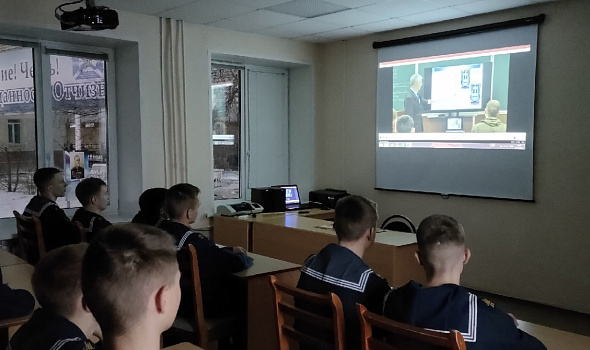 Профориентационная встреча кадет 9-11 классов с представителем ФГКВОУ ВО "Военный ордена Жукова университет радиоэлектроники"