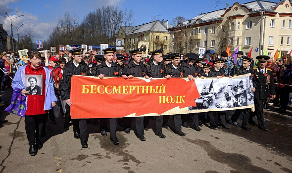 Архангельский морской кадетский корпус в День Победы!