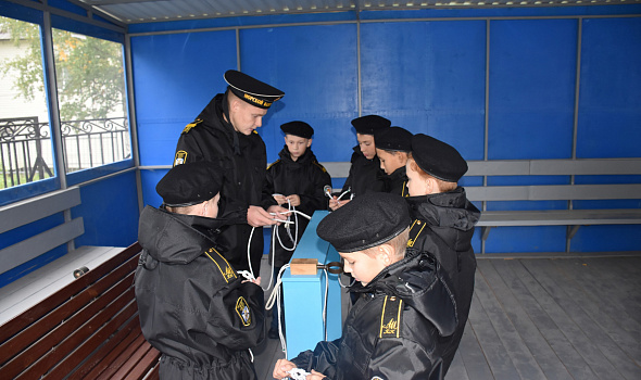 Церемония обретения кадетского берета для воспитанников 5 «А» и 5 «Б» классов