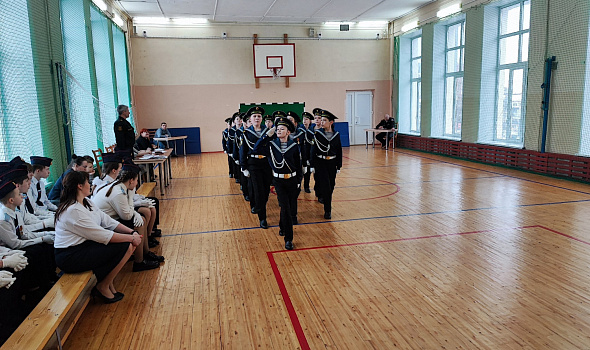 XII смотр строевой песни "Бескозырка"